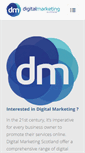 Mobile Screenshot of digitalmarketingscotland.co.uk